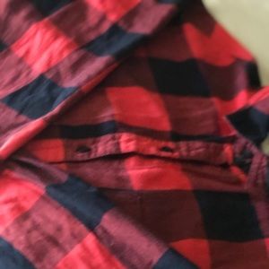 ‘Boyfriend’ Black and Red Flannel